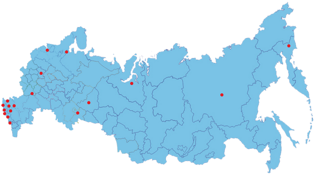 Карта куда уехали котята