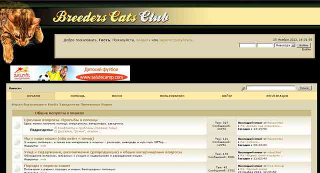 cats-forum скриншот