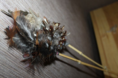 бамбуковая дразнилка для кошек