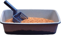 лоток с наполнителем и лопаткой