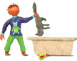 правильно купать кота