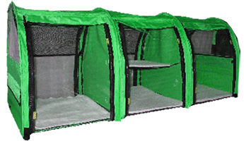 тройная кошачья палатка