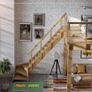 Элегантные поворотные лестницы: искусство дизайна и функционала